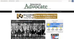 Desktop Screenshot of franklin-advocate.com